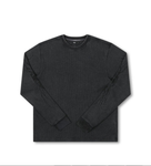 SCRAWL LS WAFFLE T-SHIRT - WASHED BLACK