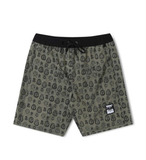 SWANS RUMINATION 18' SWIM TRUNK // BLACK SAGE