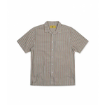 FORMER REYNOLDS STRIPED SS SHIRT - OCHRE