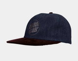 SANTA CRUZ - OPUS DOT SNAPBACK - Dark Denim/Coffee Cord