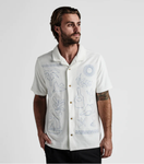 ROARK - Gonzo Camp Collar Shirt - Costa White