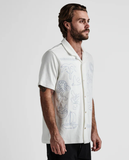 ROARK - Gonzo Camp Collar Shirt - Costa White