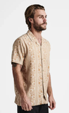 ROARK - Gonzo Camp Collar Organic Shirt - Sarda Almond