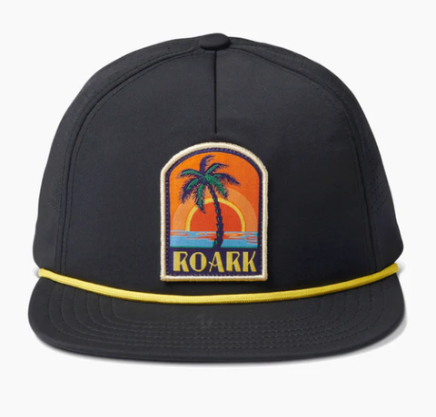 ROARK - Hybro Strapback Hat Crushable - Black