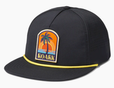ROARK - Hybro Strapback Hat Crushable - Black