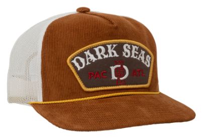 DARK SEAS - LYON HAT - BROWN/WHITE