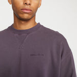 REVOLUTION - Loose Crewneck / 2727 REV - Darkpurple