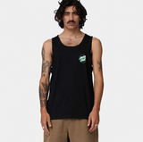 SANTA CRUZ - PARTIAL DOT VEST - Black / Mint