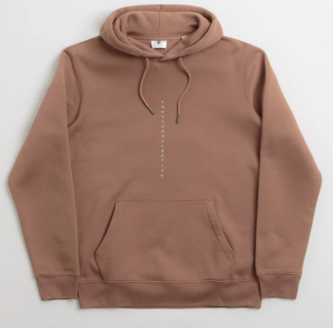 POETIC COLLECTIVE - PAINTING HOODIE // BROWN