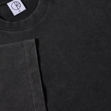 POLAR - CONTRAST TEE STROKE LOGO - Silver Black/Black