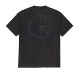POLAR - CONTRAST TEE STROKE LOGO - Silver Black/Black