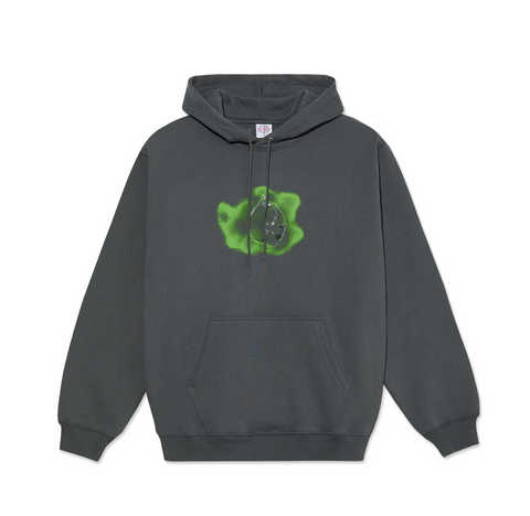 POLAR - DAVE HOODIE METAL LOGO - Graphite