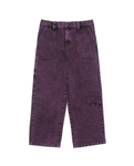 POETIC - PAINTER PANT - Purple acid wash