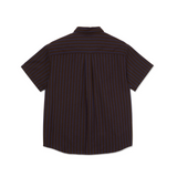 POLAR - MITCHELL SHIRT - Purple/Chocolate