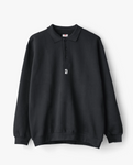 POETIC - HEAVY POLO SWEAT – Black