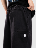 POETIC - PAINTER SHORTS - Black Denim