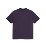 POLAR - RINGER TEE - Dark Violet/Navy