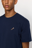 REVOLUTION - APPLICATION T-Shirt / 1390 BAT - Navy-melange