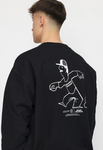 REVOLUTION - PRINTED CREWNECK / 2786 PET - Black