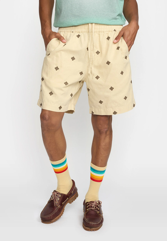 REVOLUTION - LINEN SHORTS / 4075 - OffWhite