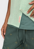 REVOLUTION - SHORT-SLEEVED CUBAN SHIRT / 3166 - Green