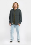 REVOLUTION - LOOSE SHIRT / 3187 - DarkGrey