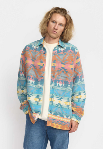 REVOLUTION - LOOSE SHIRT / 3194 - Blue