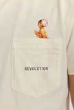 REVOLUTION - APPLICATION T-SHIRT / 1391 P11 - Offwhite