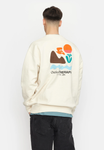 REVOLUTION - PRINTED CREWNECK / 2786 THE - Offwhite