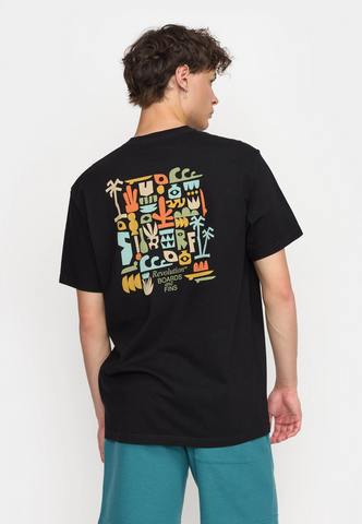 REVOLUTION - PRINTED T-SHIRT / 1394 FIN - Black
