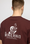 REVOLUTION - PRINTED T-SHIRT / 1423 SLO - Burgundy