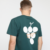 REVOLUTION - PRINTED T-SHIRT / 1374 GRA - DarkGreen