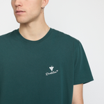 REVOLUTION - PRINTED T-SHIRT / 1374 GRA - DarkGreen