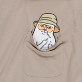 RIPNDIP - NERMAL S THOMPSON POCKET TEE - Tan