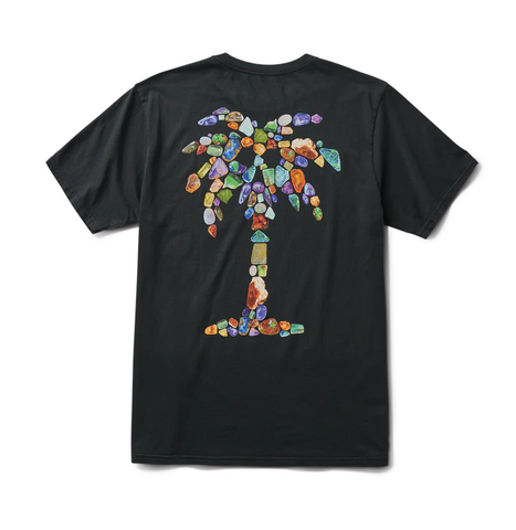 ROARK - OPAL PALM PREMIUM TEE - Black
