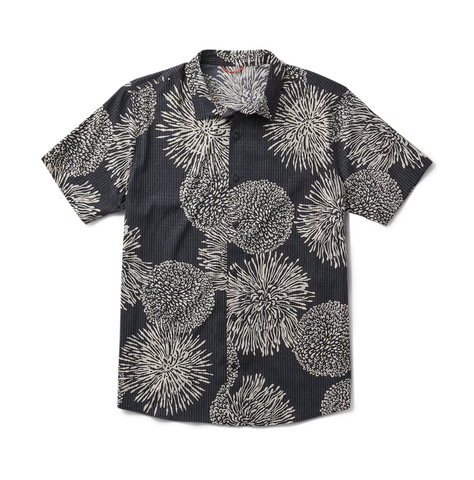 ROARK - BLESS UP BREATHABLE STRETCH SHIRT - Black Floral