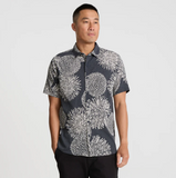 ROARK - BLESS UP BREATHABLE STRETCH SHIRT - Black Floral