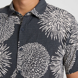 ROARK - BLESS UP BREATHABLE STRETCH SHIRT - Black Floral