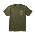ROARK - BUSH BLOOM PREMIUM TEE - Military