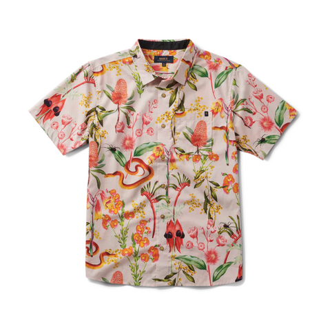 ROARK - JOURNEY SHORT SLEEVE BUTTON UP SHIRT - Dusty Violet