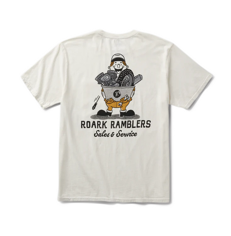 ROARK - RAMBLERS POCKET PREMIUM TEE - Off White