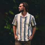 ROARK - GONZO SHORT SLEEVE BUTTON UP SHIRT - Ivory