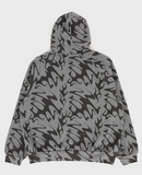 LAKAI X RIPNDIP - BLACK FLAME ZIPPER HOODIE - Grey