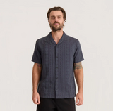 ROARK - GONZO SHORT SLEEVE BUTTON UP SHIRT - Ebony