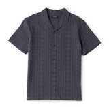 ROARK - GONZO SHORT SLEEVE BUTTON UP SHIRT - Ebony