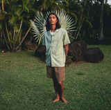 ROARK - GONZO SHORT SLEEVE BUTTON UP SHIRT - Dusty Green