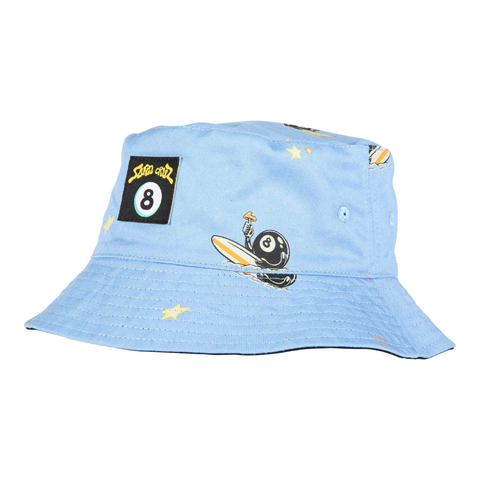 SANTA CRUZ - WINKOWSKI SURF REVERSE BUCKET HAT - Fresh Blue/Black