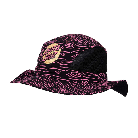 SANTA CRUZ - WAGON DOT BOONIE HAT - Neon Wood