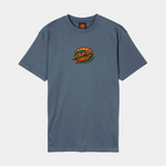 SANTA CRUZ - KENDALL END OF THE DOT T-SHIRT - Storm Grey
