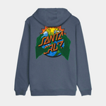 SANTA CRUZ - KENDALL END OF THE DOT HOODIE - Storm Grey